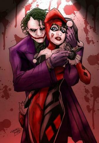 Joker And Harley Quinn Wallpaper Top