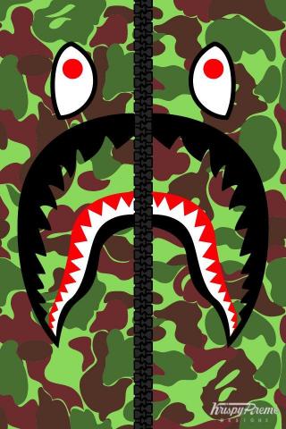 Green Bape Hoodie Wallpaper iPhone