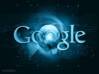 3d Google Logo Integrated Into A World Map Background