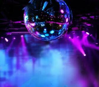 Colorful Disco Mirror Ball Led Dj Lights Night Club Background