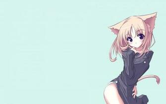 Anime Cat Girl Cute Wallpaper
