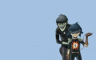 Murdoc And Cyborg Noodle Gorillaz Wallpaper