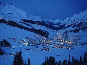 Snow Village Desktop Pc And Mac Wallpaper