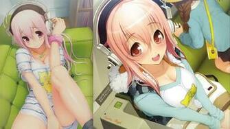 Super Sonico HD Anime Desktop Wallpaper