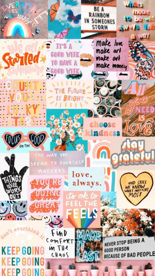 Summer Mood Board Wallpaper Be A Rainbow In Someones Storm