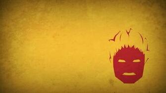 Marvel Comics Characters Human Torch Yellow Background Blo0p Wallpaper