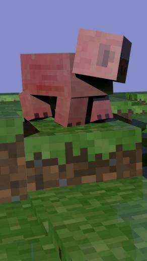 Minecraft Pig Wallpaper
