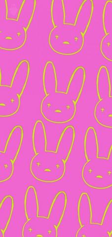 Bad Bunny Minimalist Ideas Wallpaper Drawing