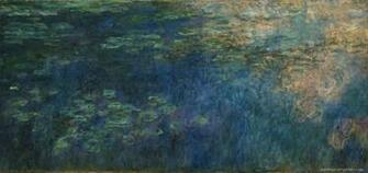 Monet Claude Reflections Of Clouds On The Water Lily Pond