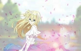 Violet Evergarden Sad Anime Girl Cherry Blossom