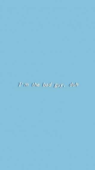 I M The Bad Guy Aesthetic Mood Wallpaper