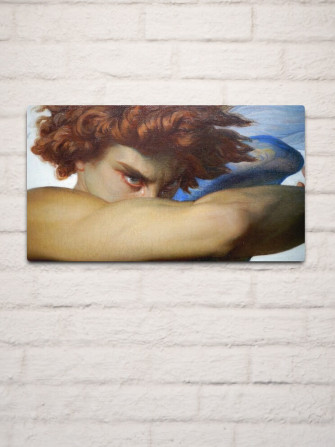 Fallen Angel Shirt Painting Lucifer Alexandre Cabanel Metal Print