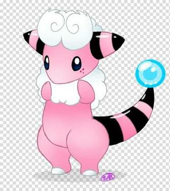 Flaaffy Pok Mon Ampharos Mareep Eevee Marill Pokemon Transparent