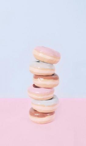 Donuts Pink And Sweets Image Aesthetic Wallpaper Donut