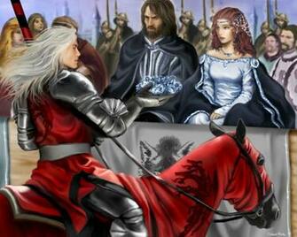 Le Tr Ne De Fer Image Rhaegar Targaryen Lyanna Stark HD Fond D