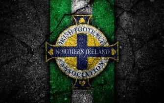 Wallpaper Northern Ireland Football Team 4k Emblem