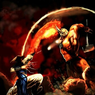 Shao Kahn Vs Raiden By Rasengan27