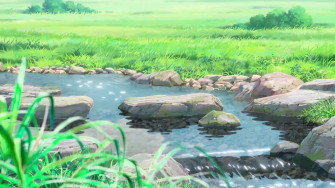 Stream In The Meadow Live Wallpaper Wallpaperwaifu