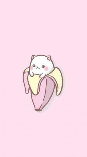 Bananya Wallpaper Animation Design In Cute Cartoon