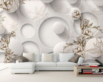 3d Wallpaper For Living Room Amazingly Realistic Idea