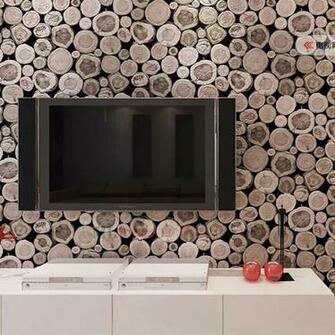 Buy Wood Wall Wallpaper Birch Tree Pattern Non Woven Woods
