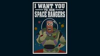 Toy Story Buzz Lightyear Space Rangers Poster