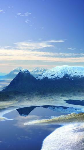 3d Mountain Scenery iPhone Wallpaper Tags Cloud