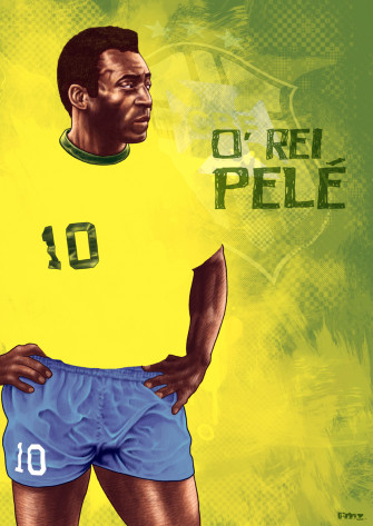 Pele Portrait By Frnzhauser