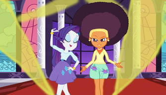 Rarity Image Eqg X Saffron Masala With An Afro HD
