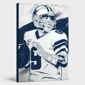 Dallas Football S Print Tony Romo Cowboys Man