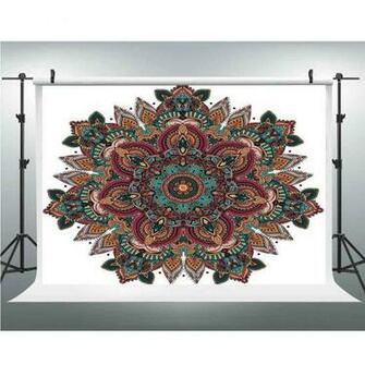 Amazon Seamless Vinyl Photo Backdrop Mandala Photography