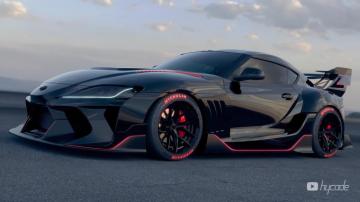 Toyota Supra Goes Full Supercar In Jdm Batmobile Widebody
