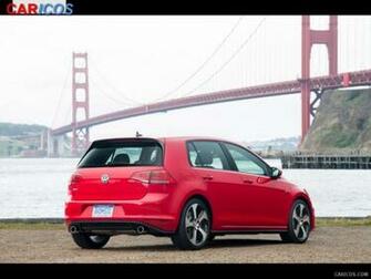 Volkswagen Golf Gti Mk7 Us Spec Rear Wallpaper