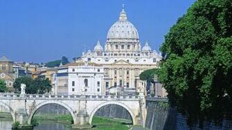 Original Wallpaper St Peter S Basilica In Rome