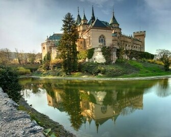 Kasteel Bojnice Slowakije Wallpaper