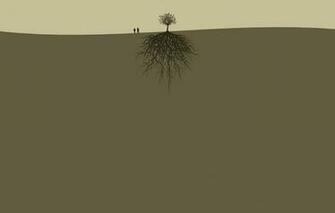 Wallpaper Roots People Tree Earth Pair Two Image For Desktop