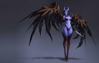 Wallpaper Wings The Demon Fantasy Art Horns Sergei Sorochkin