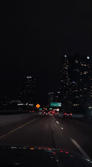 Night Life Scenery Los Angeles Wallpaper