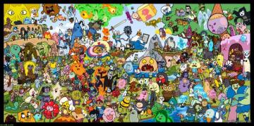 Adventure Time Characters Wallpaper Top
