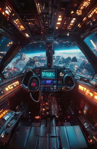 Millenium Falcon Cockpit Wallpaper