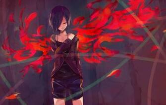 Anime Art Tokyo Ghoul Kirishima Touka Girl Wallpaper