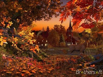 Autumn Wonderland 3d Screensaver