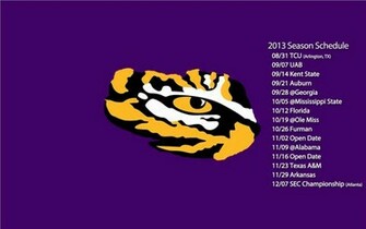 Lsu Tigers Football Schedual Tiger Eye
