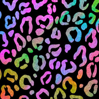 Glitter Animal Print Multicolour Wallpaper