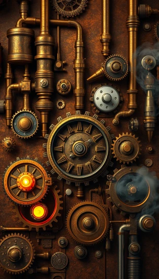 Steampunk Phone Wallpaper