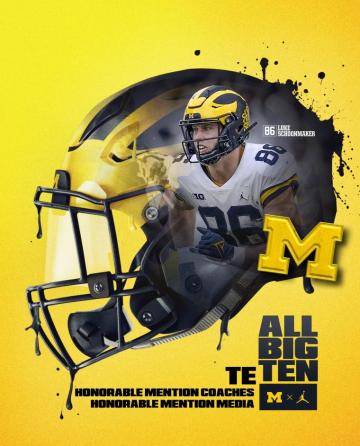 Michigan Football On All Big Ten Honorable Mention Part
