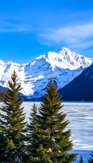 Winter Mountain Wallpaper