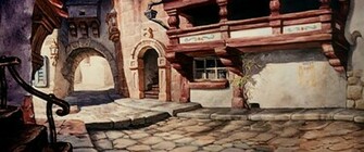 Empty Backdrop From Pinocchio Disney Crossover Image