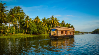 Desktop Wallpaper India Alappuzha Kerala Nature Riverboat