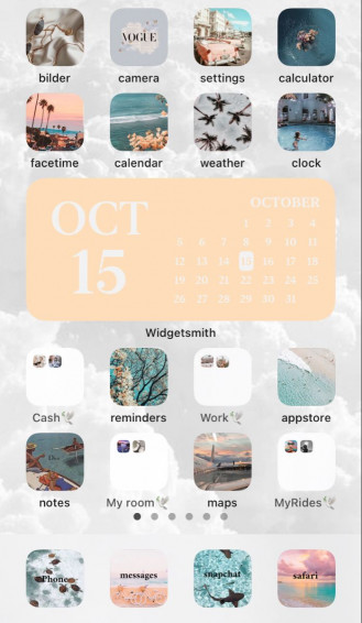 Ios Summer iPhone Homescreen Wallpaper
